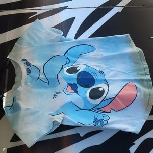 Girls Stitch tee light blue L